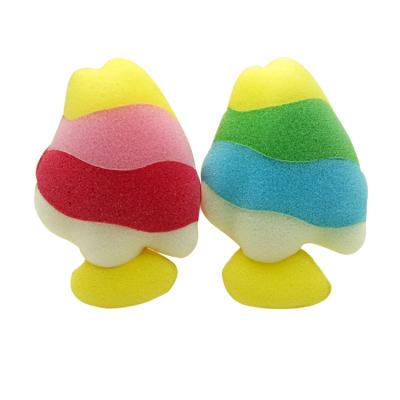 China EXFOLIATE Fish Shape Soft Bath Baby Shower Clean Sponge for sale