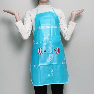 China Cpe Cat Apron Custom Printed Clear Drinks/Food KHW Cute PPE Apron Custom Women Kitchen Apron Driver For Sale for sale