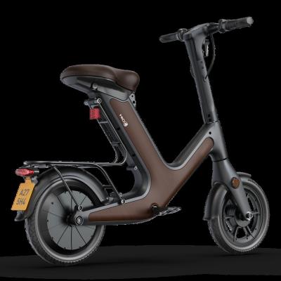 China Magnesium Alloy For Adults Mens Womens Suspension 400 Watt Dual Motor Moped Retro Road Throttle Lightweight Folding Electric Bike Ebike for sale