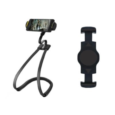 China Adjustable Neck Phone Holder 360 Degree Rotation Flexible Lazy Bracket Stand Clip Mobile Phone Hang for sale