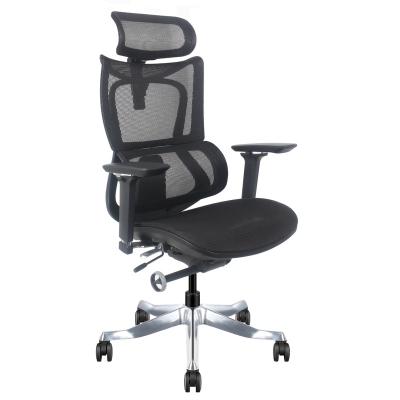 China BROBRIYO MJ-XM01HF Ergonomic Extended (Height) Wire-Control Office Chair With Footrest Executive Furniture With 4D Adjustable Armres PU for sale