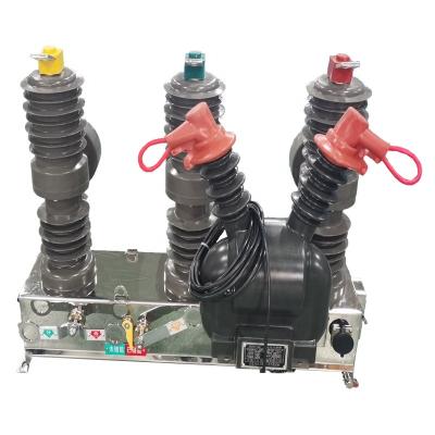 China China Manufacturer Outdoor HV Vacuum Circuit Breaker 12KV Column With Insulation Manual Stainless Steel ZW32-12 VCB 20KA 25KA for sale