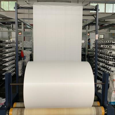 China EGP FIBC PP Woven Fabric Roll For Making Tubular Bulk Super Bag Sacks for sale