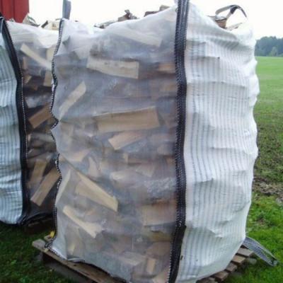 Cina Breathable Mesh Jumbo Sack Bag Ventilated PP FIBC Jumbo Bag For Firewood in vendita