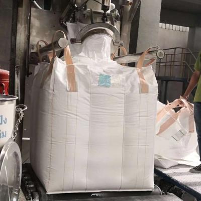 China PP Woven Big Baffle Bulk Bag 1000-2000 Kgs 4 Panel Baffle Bag Packing for sale