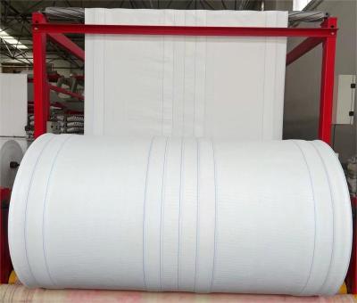 China 100% Polypropylene Coated Woven Fabric Rolls 180cm Width 160gsm Coated For Bulk Bags Te koop