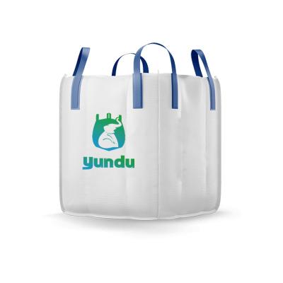 China Bolsa FIBC a granel personalizable con deflector circular de 1 tonelada Bolsa Jumbo en venta