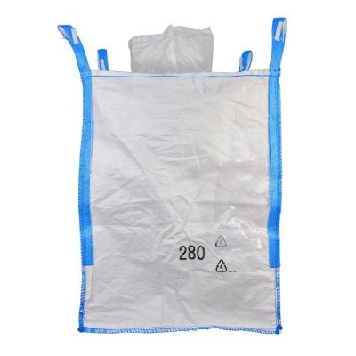 China UV-stabilisierter FIBC Bulk Bag für Metallabfälle und mehr individuell angepasste Ober- und Unterseite geeignet für Transportverpackungen zu verkaufen