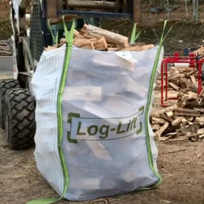 China Ventilated Big Bags Mesh Fabric 180gsm 1000-2000kg for Firewood Potato Onion Carrot with Controlled Air Circulation for sale