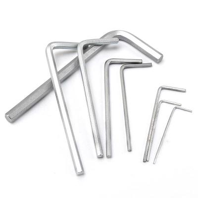 China Factory Wholesale Metric L Shape Tool Steel Hex Socket Screws Harden Ball Ends Hex Key Wrenches Galvanized Allen Key 3mm 5mm 6mm for sale