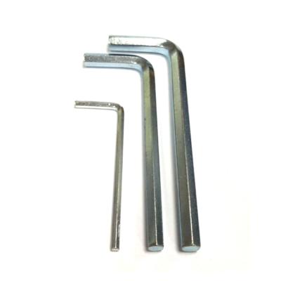 China Carbon Steel 0.9mm 1.5mm 2mm 2.5mm 3mm 4mm 5mm 6mm Hex Socket Screw Hex Key 8mm L-Shaped Allen Wrench Allen Key for sale