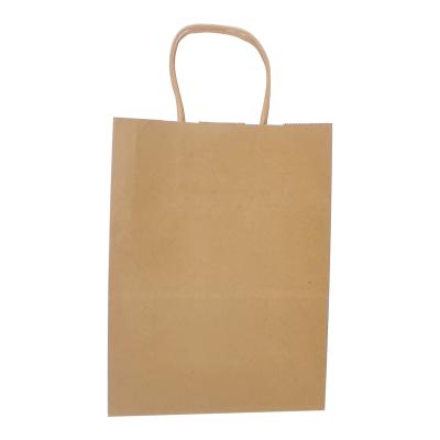 China Hot Selling Recyclable Recycled Take Away Food Bag Fashion Shopping Bag Brown Paper Bags for sale