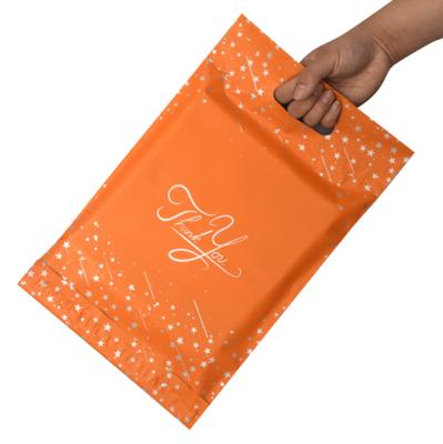 China Water Proof Thank You Poly Mailer Bag With Handle for sale