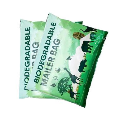 China Strong Compost Mail Custom Biodegradable Tear Resistance Mailer Mailing Bags Compostable Mail Bags E-Commerce Bag for sale