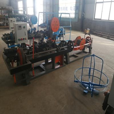 China energy & Mining Most Efficiency Automatic Double Strand Barbed Wire Fence Twisted Mesh Making Machine Made In China for sale