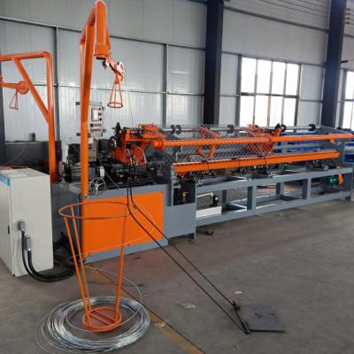 China Fully automatic factory playground school machine double rhombus net machine spiral net machine spiral wire hook machine for sale