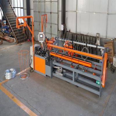 China Factory automatic pvc single die double wire chain link fence machine made in china for sale