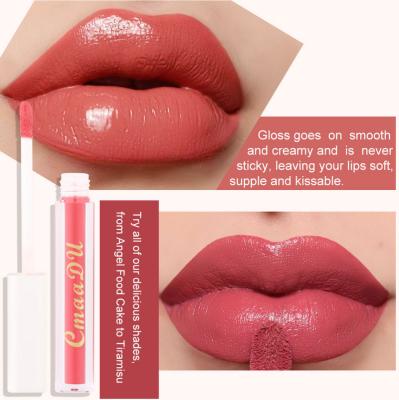 China 2023 Natural High Quality Organic CmaaDu Olive Oil Lip Gloss Plumper Low Colors Thick Lip Gloss Vegan Sellers Wholesale Supplier for sale