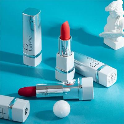 China Pudaier 17 Colors Best Seller 2023 Vegan Lip Sticks Lipsticks Makeup Waterproof Naked Matte Water Proof Lipstick Velvet Matte Water Proof Lipstick for sale