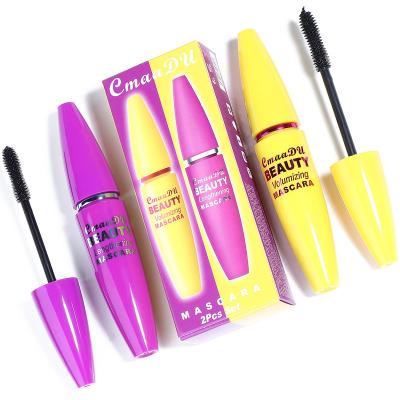 China Wholesale Long Set Makeup Mascara 4D 5D 6D Eyelash Extensions Lash Growing Voluminous Fiber Maquiagem Water Resistant CmaaDu 2pcs Women Beauty for sale