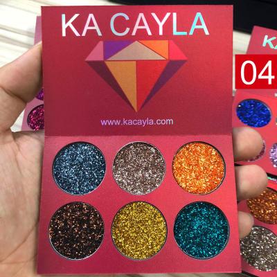 China KA CAYLA Waterproof Eyeshadow Palettes Glitter Flat Beauty Naked Smoky Waterproof Cosmetics Colorful Eyeshadow Make Up Eyeshadow Palette for sale