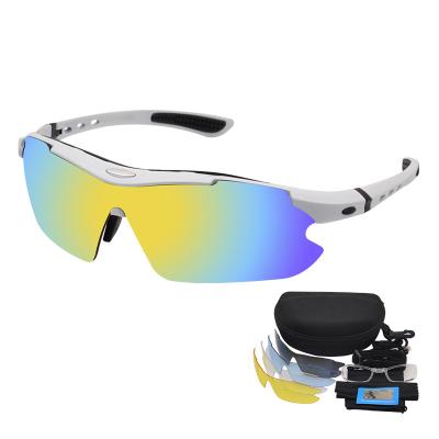 China Sports Factory Sports Lenses Fashion Sunglasses Bike Mountain Sunglasses Sport Cycling Eyewear for sale