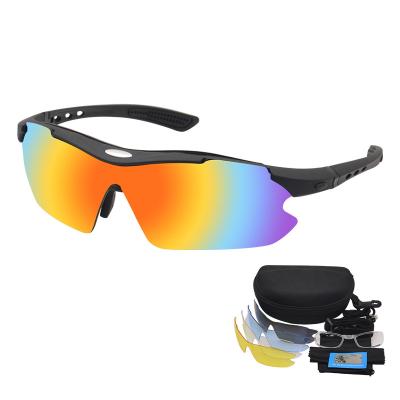 China Sports Factory HOT Selling Sports Glasses Fashion Sunglasses Bike Mountain Sunglasses Sport Cycling Eyewear for sale