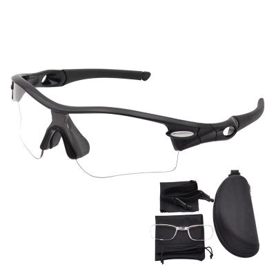 China Sport RTS Glass PC Protective Glass Sunglasses Sports Clear Outdoor Cycling Photochromic Eyewear for sale