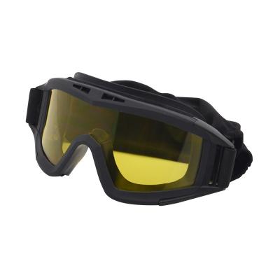 China Motorcycle 1 Paintball Air Force Sports Baikang Tactical Goggles Clear Soft Glass War Motocross Goggles Game for sale