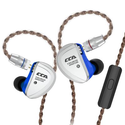 China High Quality Years Factory Metal Hybrid In-Ear Headphones Hybrid Technology High Fidelity In Ear Bass Earbud Hybrid Earphone for sale