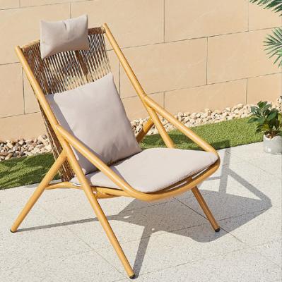 China Modern Comfortable Rattan Furniture Outdoor Patio Garden Rattan Table And Chairs for sale