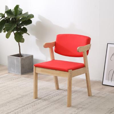 China Modern Nordic Luxury Wooden Furniture Restaurant Writing Stool Modern Solid Wood Back Chair Home Office Chair for sale