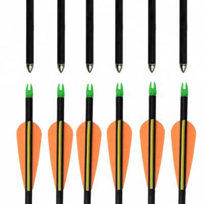 China Identification hunt. 6MM Recurve Plastic Bow Vane Archery Hunting Fiberglass Shaft Arrow for sale