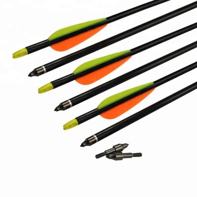 China Wholesale Archery Sport ID 6mm Fiberglass Arrow Shaft Fiberglass Outdoor Shooting Arrow Hunting for sale