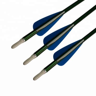 China Hunting Aluminum Shaft Arrow For 2018 Archery Hunting Spine 480 Fletch Archery for sale