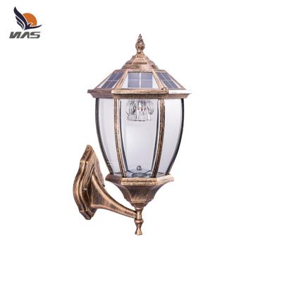 China Yard Garden Lantern with Square Solar Battery Lights Reflector Garden Park Wall Light for sale