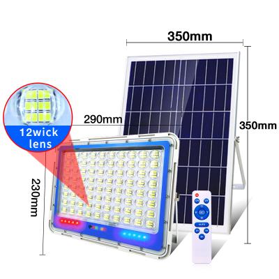 China Solar Panels New LED Solar Light Flood Light With Competitive Price IP66 Outdoor Flood Light With Remote Control for sale