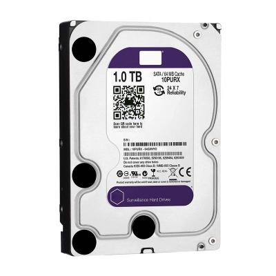 China Hdd HDD For Security Surveillance DVR NVR 3.5 Inch 1TB Purple Sata Hard Drive for sale