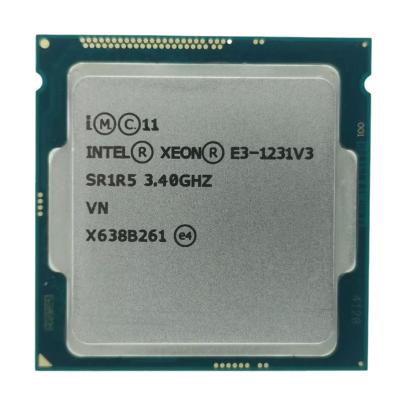 China Desktop E3-1240 v3 E3 1240v3 E3 1240 v3 3.4 GHz 8M 80W Quad-core Eight-thread CPU LGA LGA Processor 1150 for sale