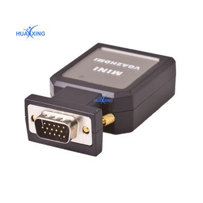 China COMPUTER New Mini VGA To HDMI Converter Connector Digital HDMI Video Audio Full Format For PC for sale