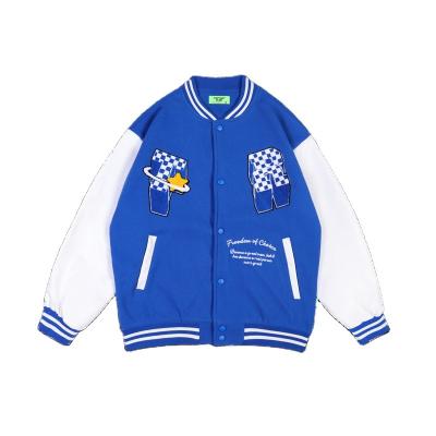 China Keep the Button-Up Winter Warm New Men's Unisex College Letterman Jacket Custom Baseball Varsity Jacket for sale