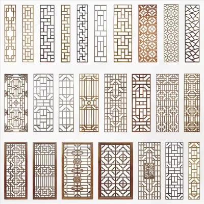 China New Classic/Postmodern Decorative Laser Cut Metal Screen, Outdoor Laser Cut Garden Screen Aluminum Laser Cut Metal Privacy Screen Panel for sale