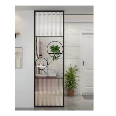 China New Classic/Postmodern Luxury Hotel Hall Grand Ballroom Room Divider Stainless Steel Floor Screen Cutting and Separation Laser for sale