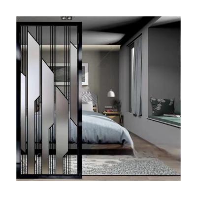 China New Classic/Postmodern Stainless Steel Screen Gold Laser Cut Privacy Cabinet Luxury Folding Partition Again For Living Rattan Room Vintage Divider for sale