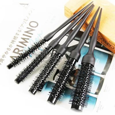 China Good Round Brush Barber Shop Strong Barber Hair Brush Private Label Handle Ceramic Comb and Hair Comb Home Brush for sale