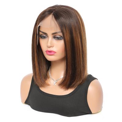 China High Quality Bob Human Hair Wigs With Thin Virgin Hair Wigs Headband Lace Remy Hair Wig for sale