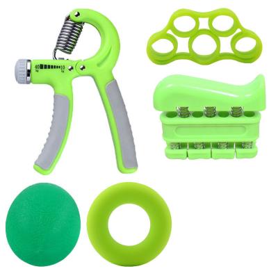 China Grip Set Non-slip Counting Sweat Absorption And Fitness Adjusting Grip Five Grip Ring Finger Trainer for sale