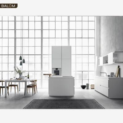 China Balom Modern Simple White PET Custom Style Remodeling Sideboard for sale