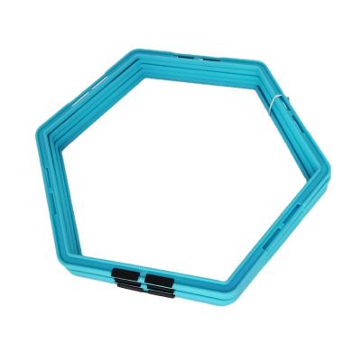 China Portable High Quality Soccer Training Hexagon Sports Fitness Ring Agility Grid for sale