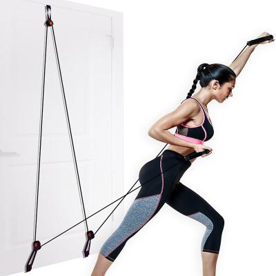 China Outdoor Fitness Workout Strength Trainer Elastic Pull Resistance Rope Portable Gym for sale